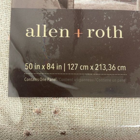 NWT Allen Roth Curtain - Picture 7 of 8